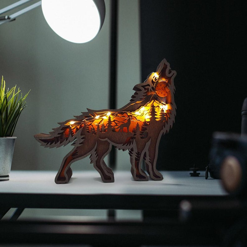 🔥Last Day Promotion- SAVE 50%🎄Intricate Animal Sculptured Lamp-Buy 2 Free Shipping
