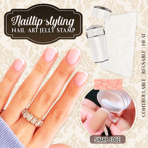 Nailtip-styling Nail Art Jelly Stamp, Buy 2 Get 2 Free