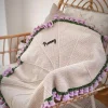 💥LAST DAY SALE 50% OFF💥Hand-Knitted Rose Blanket DIY Kit⚡️Buy 2 Free Shipping