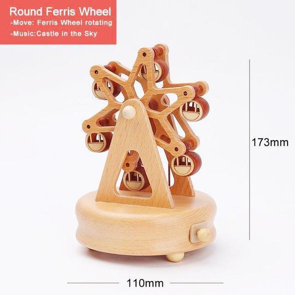 (New Year's Pre-Sale-Save 50% Off)Handmade Wooden Rotating Music Boxes - 🔥BUY 2 FREE SHIPPING