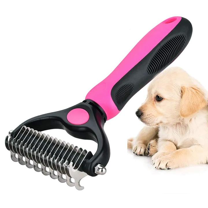 Summer Hot Sale 48% OFF-Pet Pro Grooming Tool- Dual-sided Comb(🔥Buy 2 Get 1 Free)