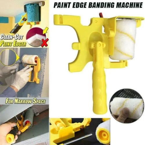 🔥Last Day Promotion 48% OFF-🎁-Clean Cut Paint Edger Trimming Roller Brush🏆#1 New Year Best-Seller 🎉