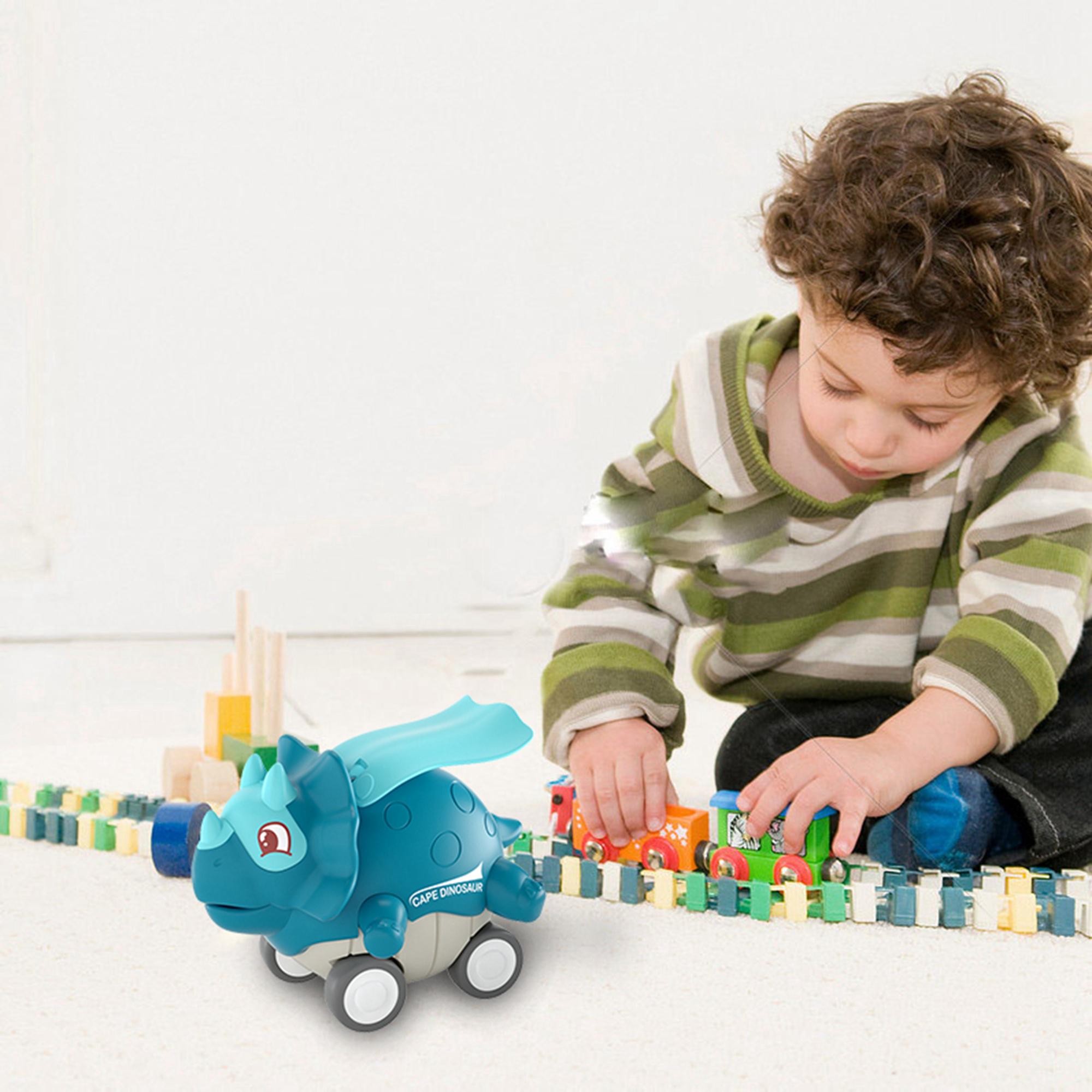 (🎅Early Christmas Sale- 49% OFF) Dinosaur Toys Monster Trucks- BUY 4 GET EXTRA 20%OFF