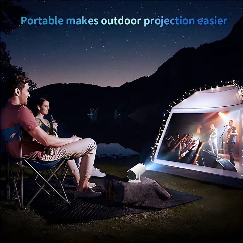 (🎄Christmas Hot Sale - 49% OFF) 🎥✨Portable Smart Projector – 4K Home Cinema & Outdoor Projector