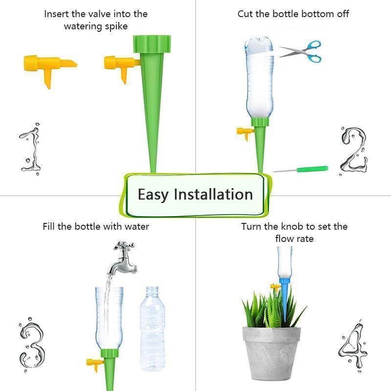 (🎄Early Christmas Promotion SAVE 50% OFF) Automatic plant watering spike set