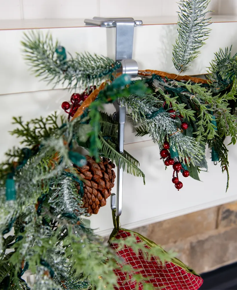 🎅🎄Early Christmas Promotion - 49% OFF 🎄2024 Heavy duty 2-in-1 garland and stocking hangers