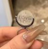 LOVE Rotating Confession Ring