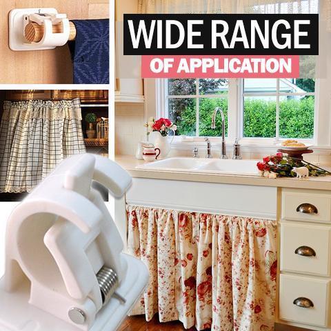 (NEW YEAR PROMOTION - Save 50% OFF) Nail-free Adjustable Rod Bracket Holders