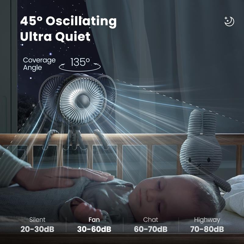 💥2025 SUMMER SALE 50% OFF🔥Baby Stroller Octopus Fan