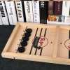 Two-Player Wooden Ice Hockey Battle Parent-Child Interactive Tabletop Game