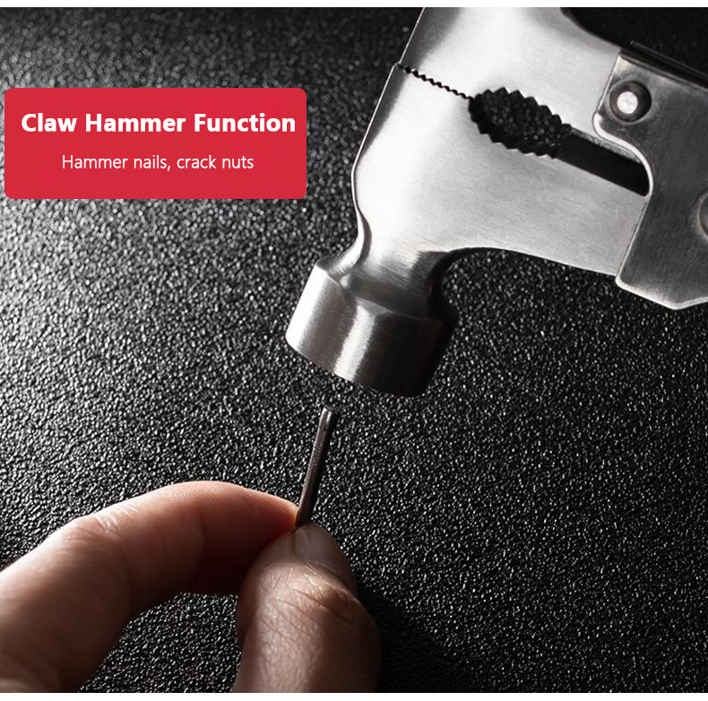 🔥13 in 1 Stainless Steel Hammer Camping Tool