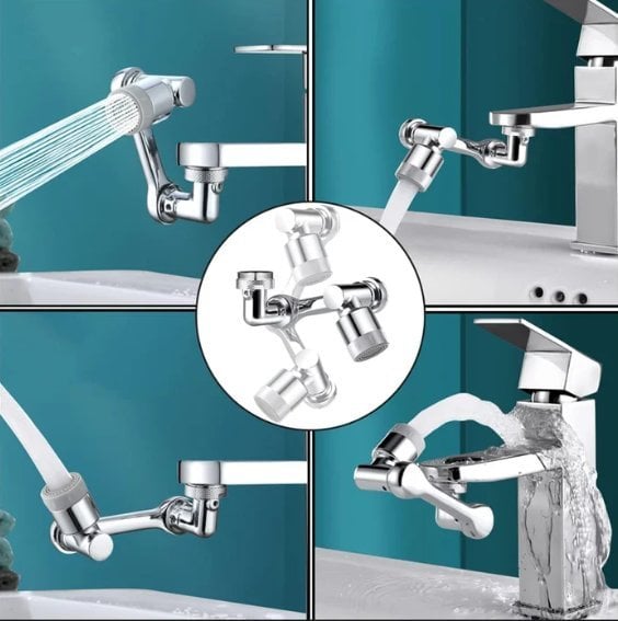 ⏰LAST DAY SALE 50% OFF💥Universal 1440° Dual-Spray Rotating Faucet