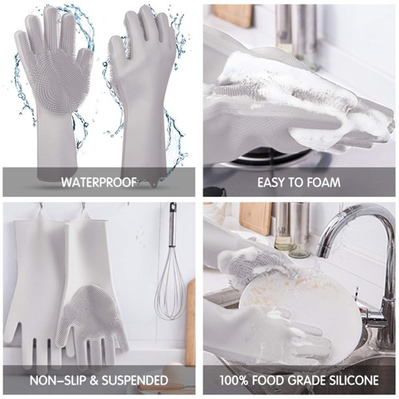 (🌲Early Christmas Sale- SAVE 48% OFF)Multifunctional Silicone Gloves(BUY 2 GET FREE SHIPPING)