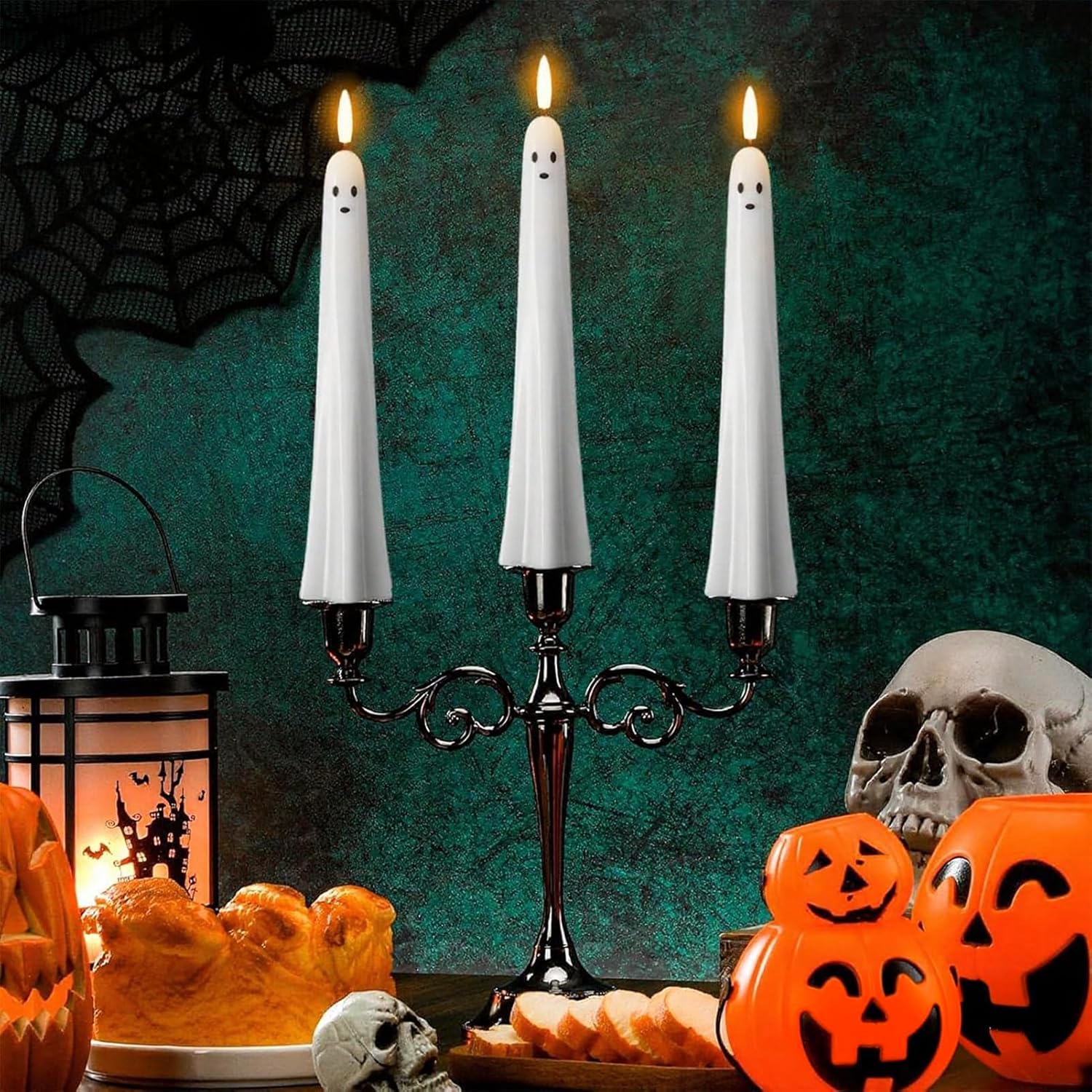 🔥Last Day Promotion 50% OFF🔥Ghost Flameless Taper Candles with Remote