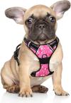 BARKBAY No Pull Dog Harness Front Clip Heavy Duty Reflective Easy Control Handle for Large Dog Walking(Black,L)