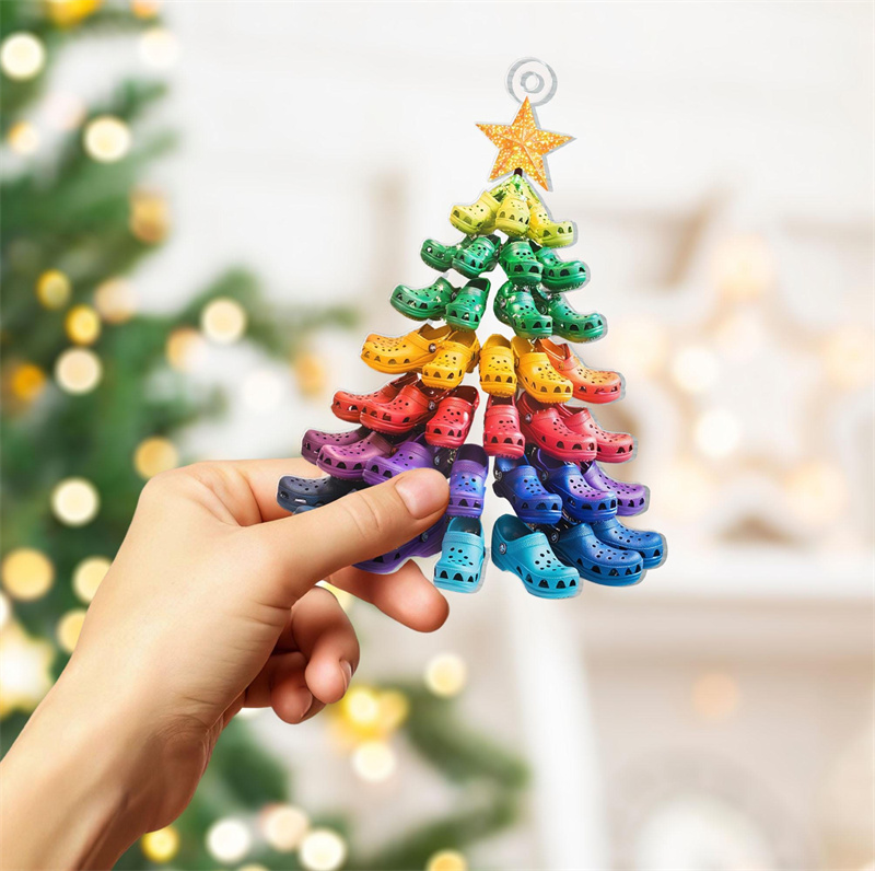 🎄Crocs Stack Tree Ornament✨