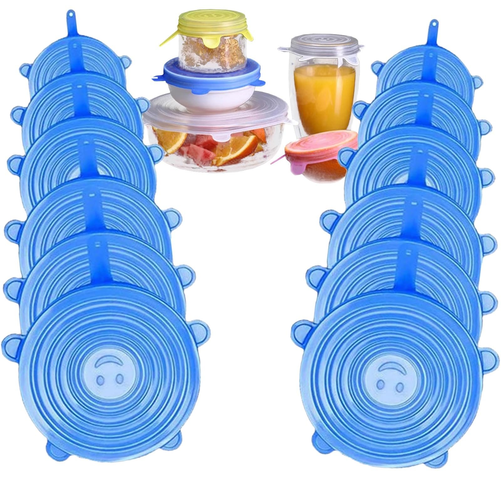 💥LAST DAY SALE 50% OFF💥6/12pcs Silicone Cover Stretch Reusable Lids